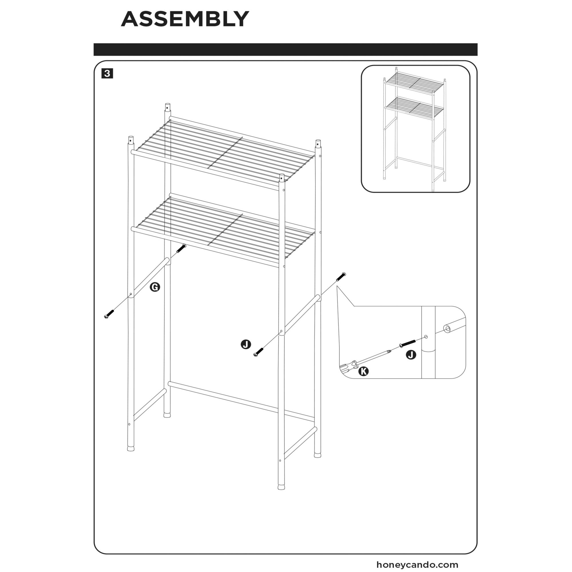 Buy Wholesale China Bathroom Organizer Over The Toilet Storage 4-tier  Adjustable Shelves For Small Room Saver Space & Over The Toilet Storage  Shelf at USD 37.44