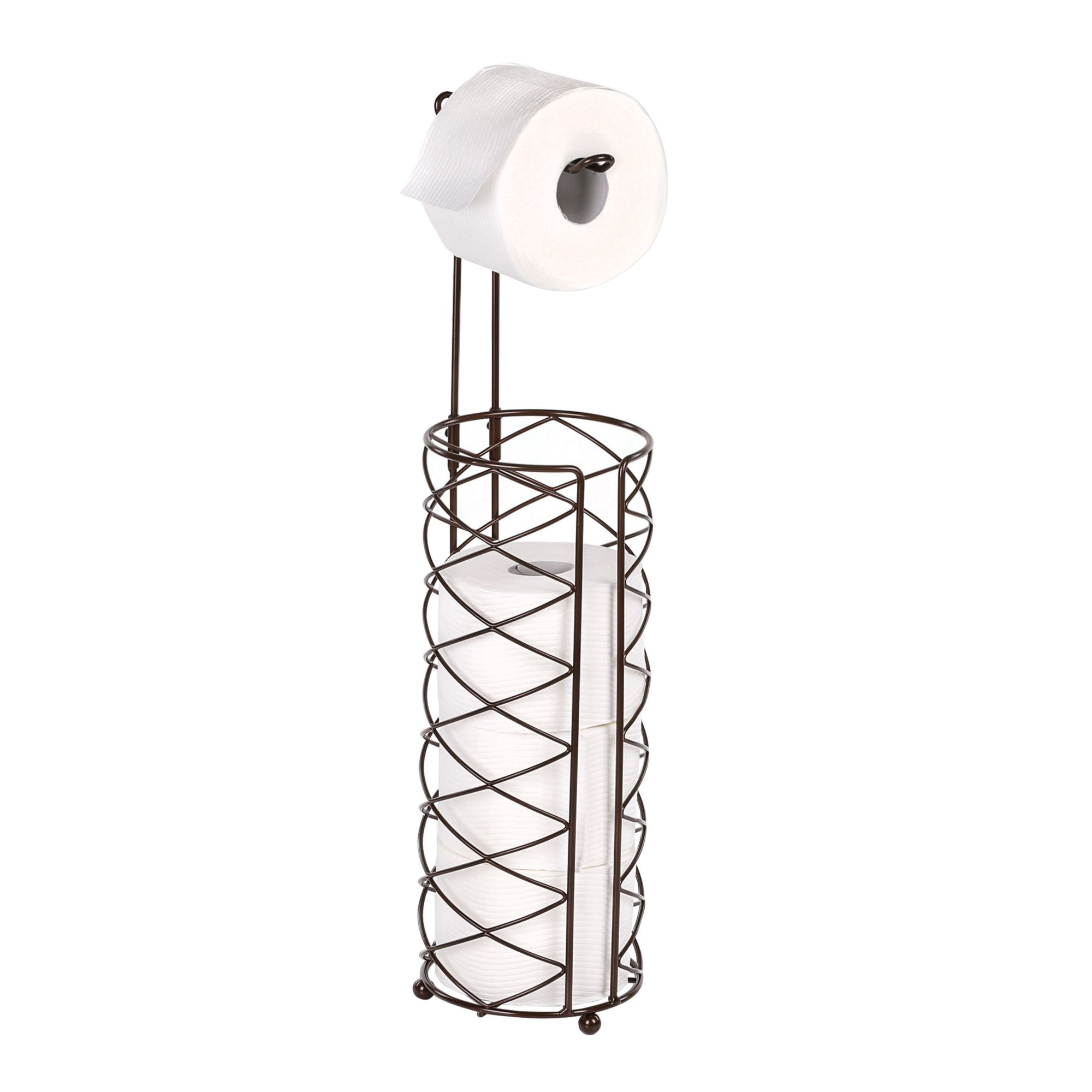 Honey-Can-Do Freestanding Toilet Paper Holder 