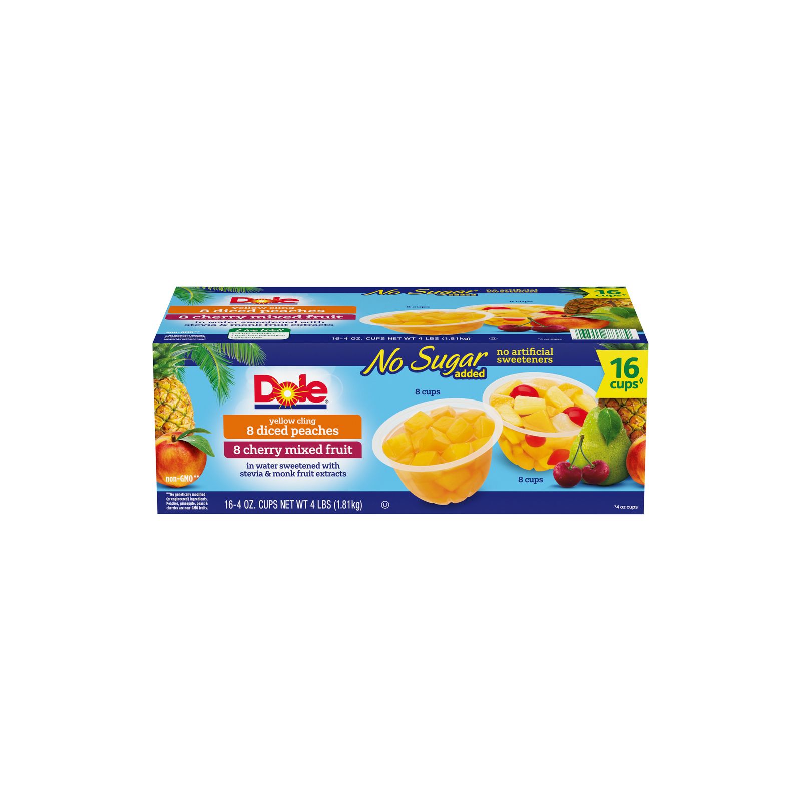 Dole Fruit in Gel Cups Variety Pack, 16 pk./4.3 oz