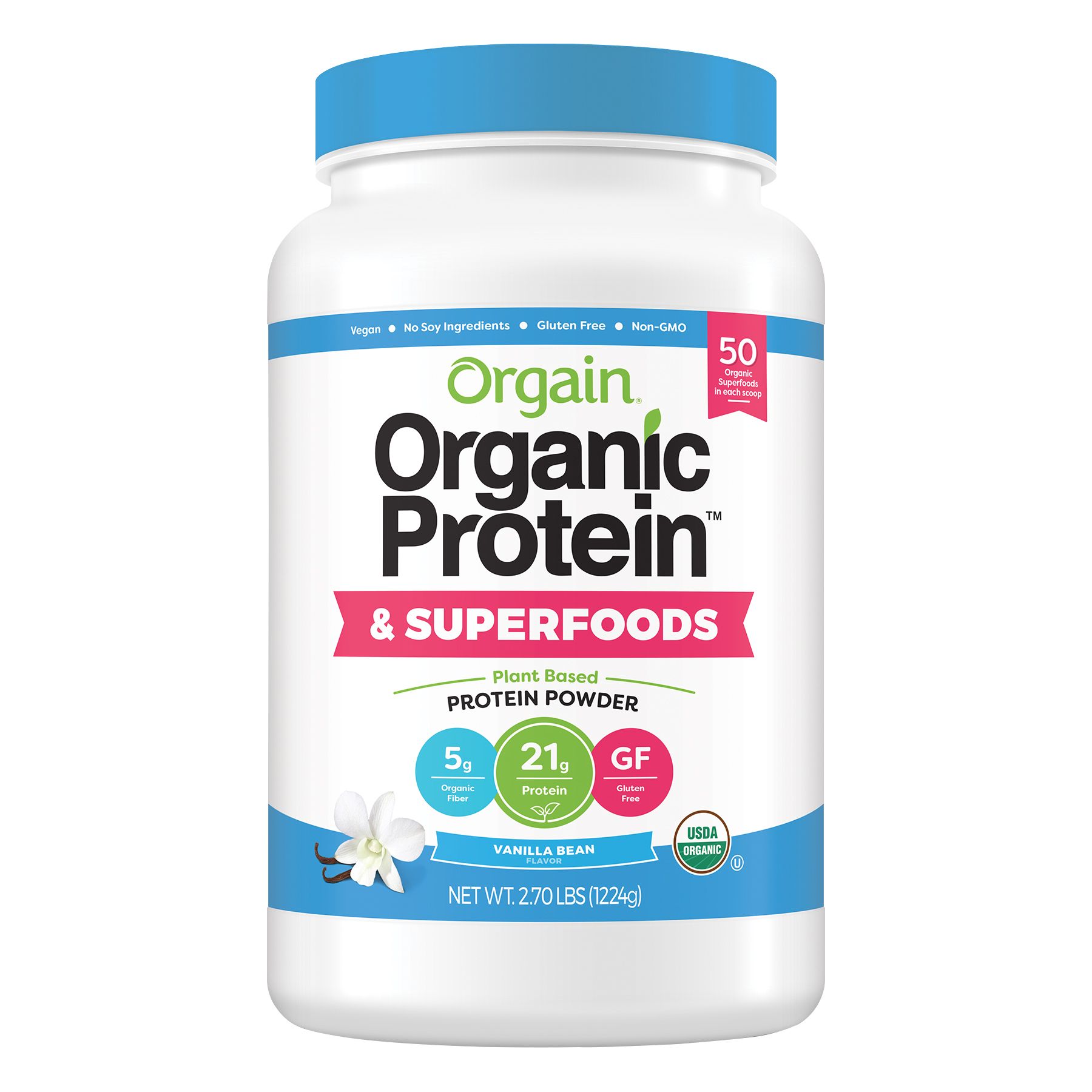 Vanilla Bean Kids Protein Powder | Nutrition Shake Mix | Orgain