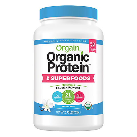Orgain Organic Protein and Superfoods, 2.7 lbs.