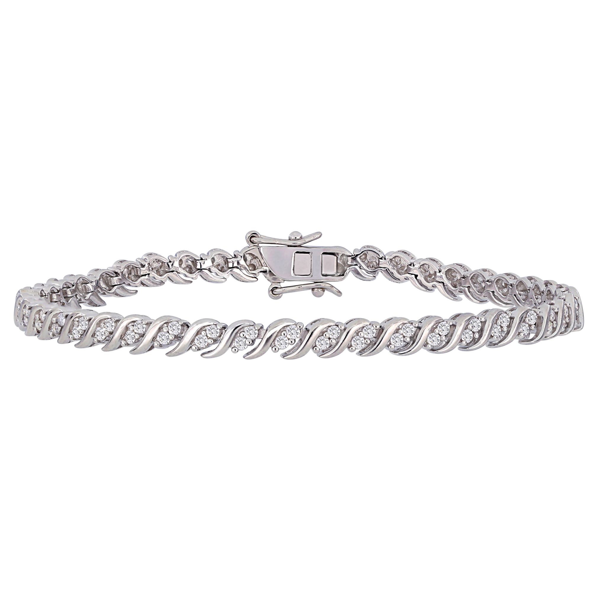 Diamond Tennis Bracelet in 14k White Gold (1 ct. tw.)