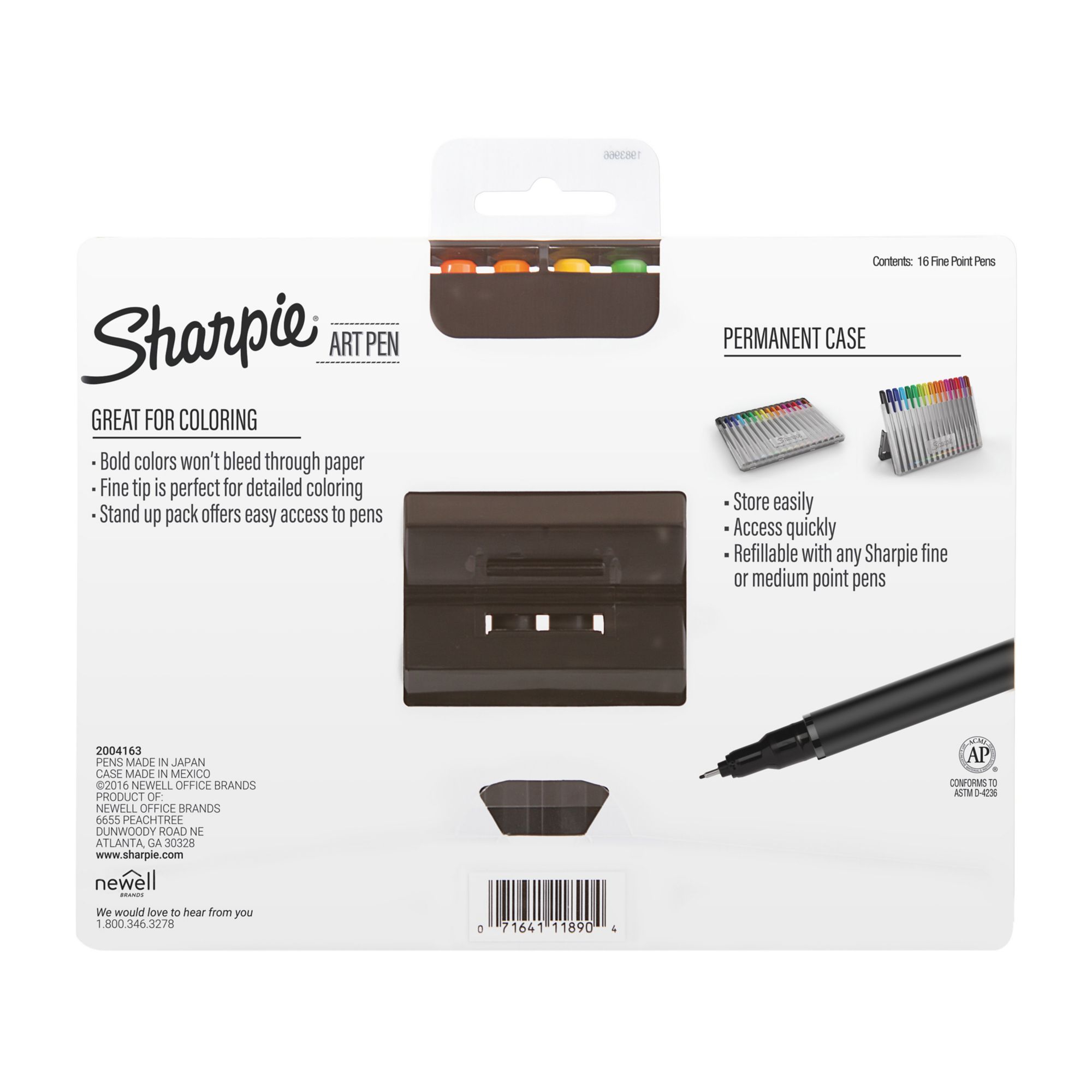 Sharpie Art Pens, 16 ct. - Assorted