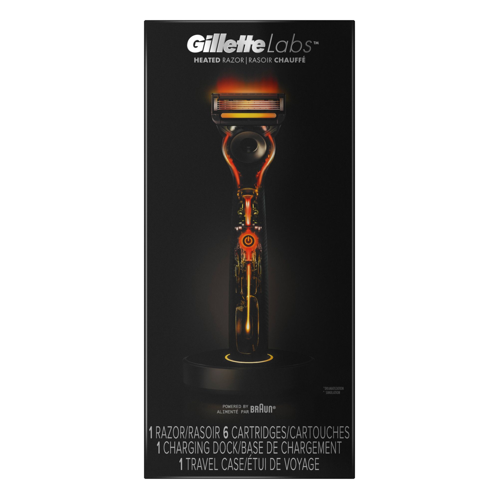 GilletteLabs Heated Razor Travel Kit