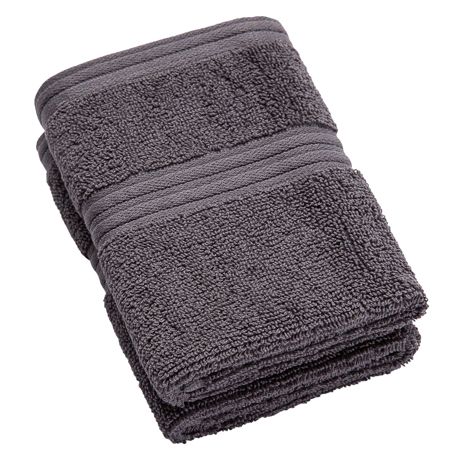 Berkley Jensen Cotton Wash Cloths, 2 pk. - Medium Gray