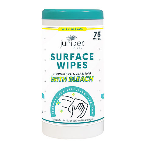 Juniper Clean Canister Wipes With Bleach, 75 ct.
