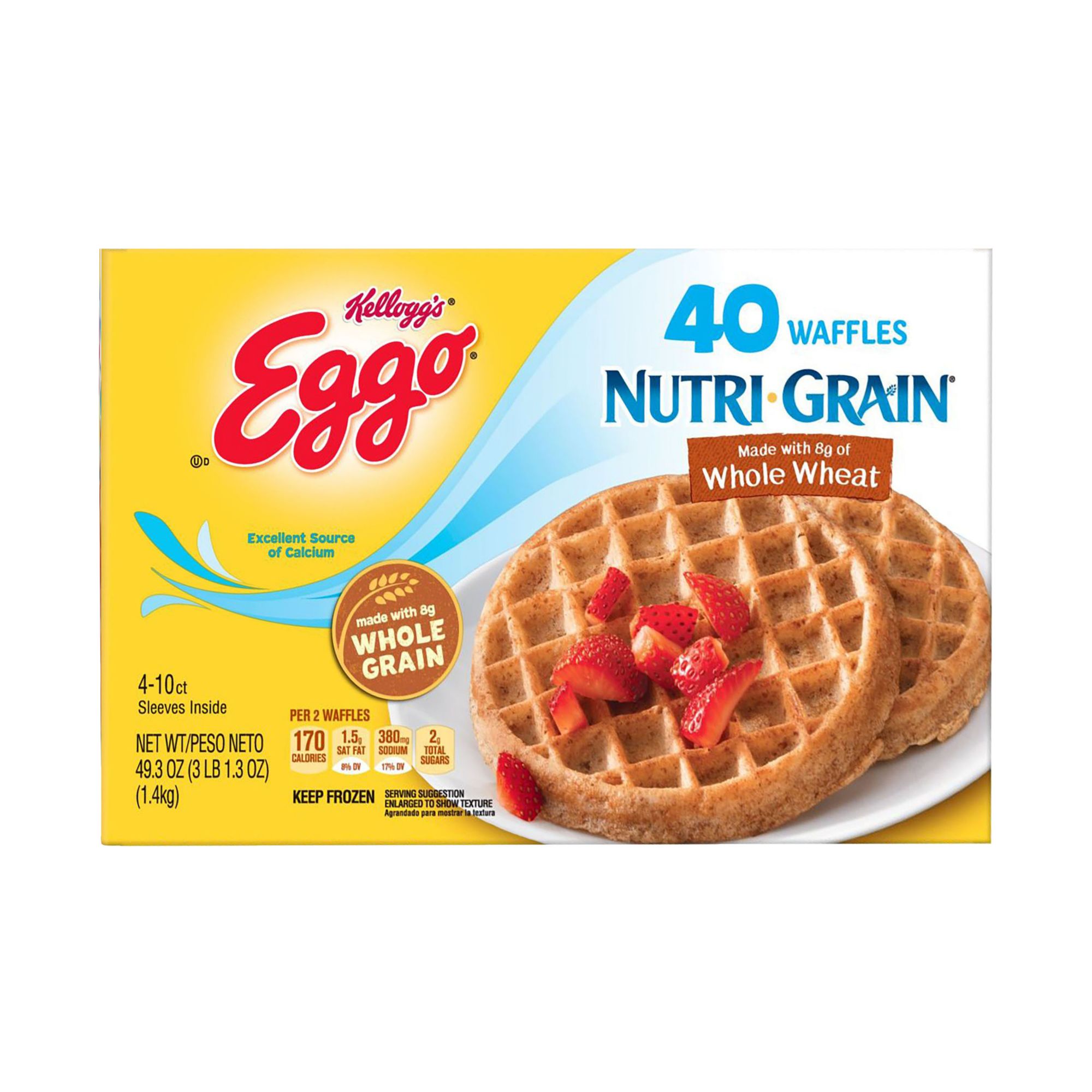 Kellogg S Eggo Nutri Grain Waffles Bjs Wholesale Club