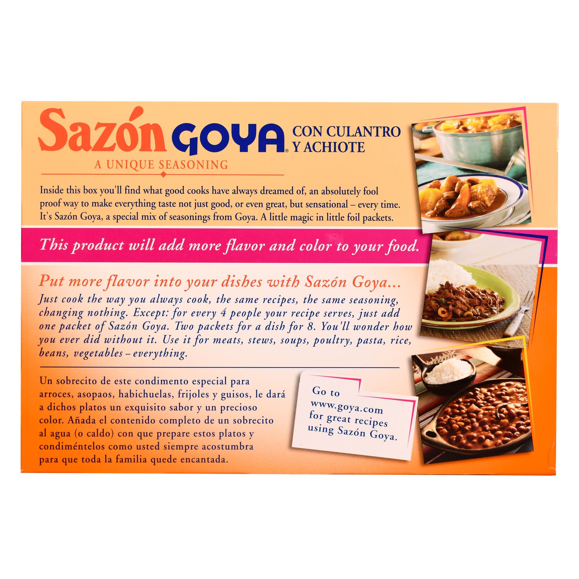 Goya Sazon Natural & Complete Low Sodium Seasoning