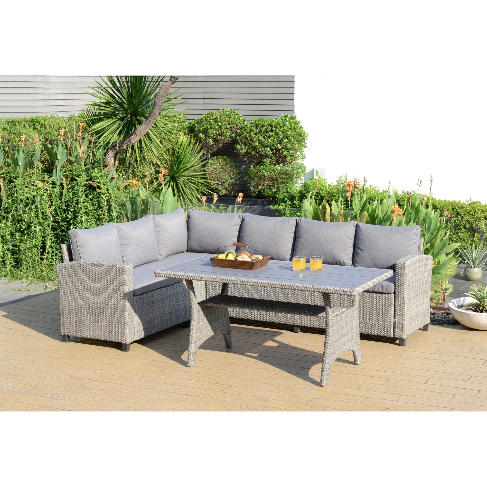 ia Pierre 3-Pc. Wicker Patio Set