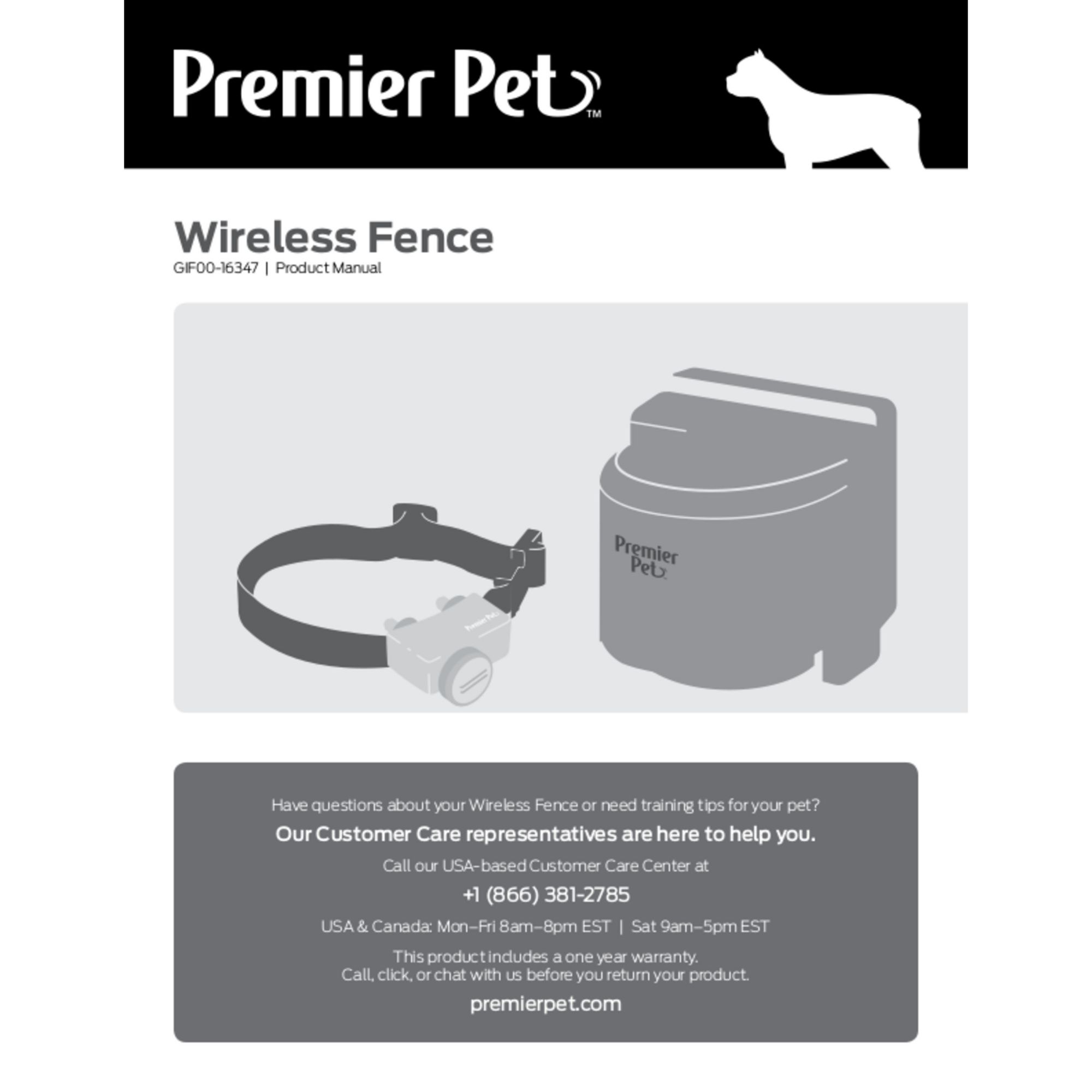 Premier pet wireless fence manual best sale