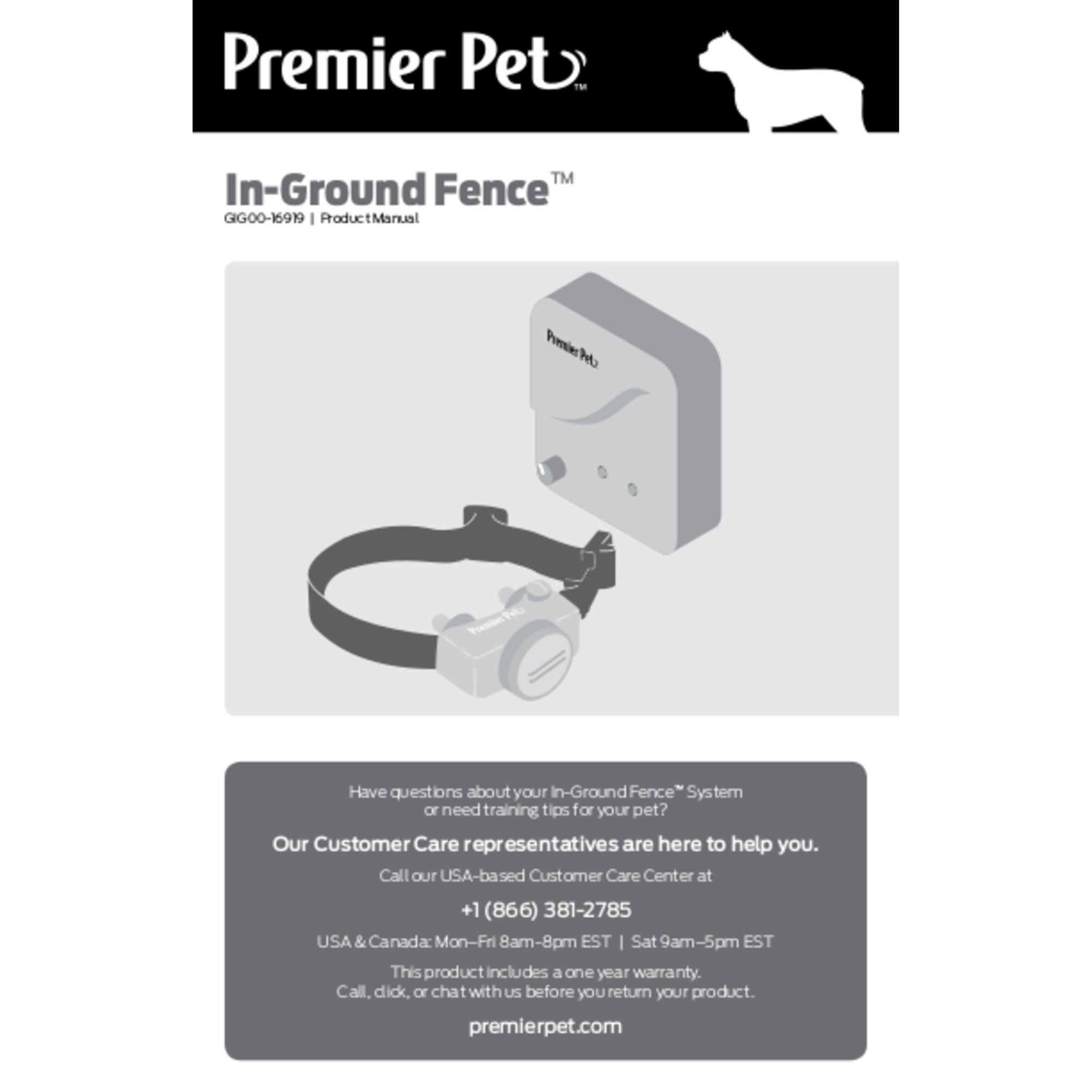 Premier pet hotsell wireless fence instructions