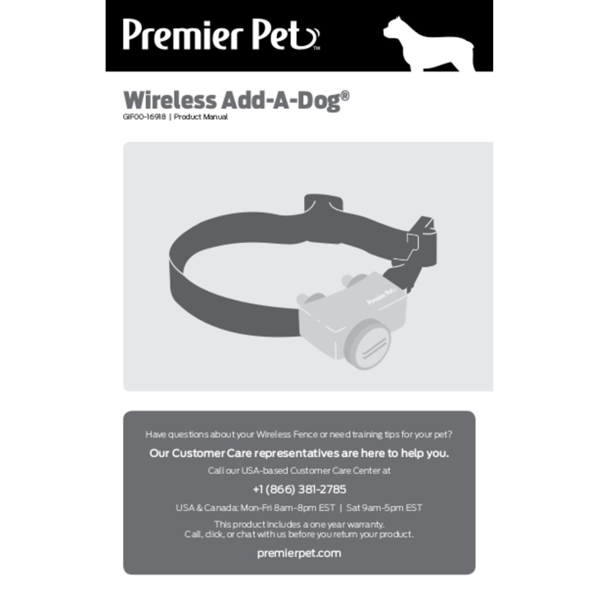 Premier wireless fashion pet fence