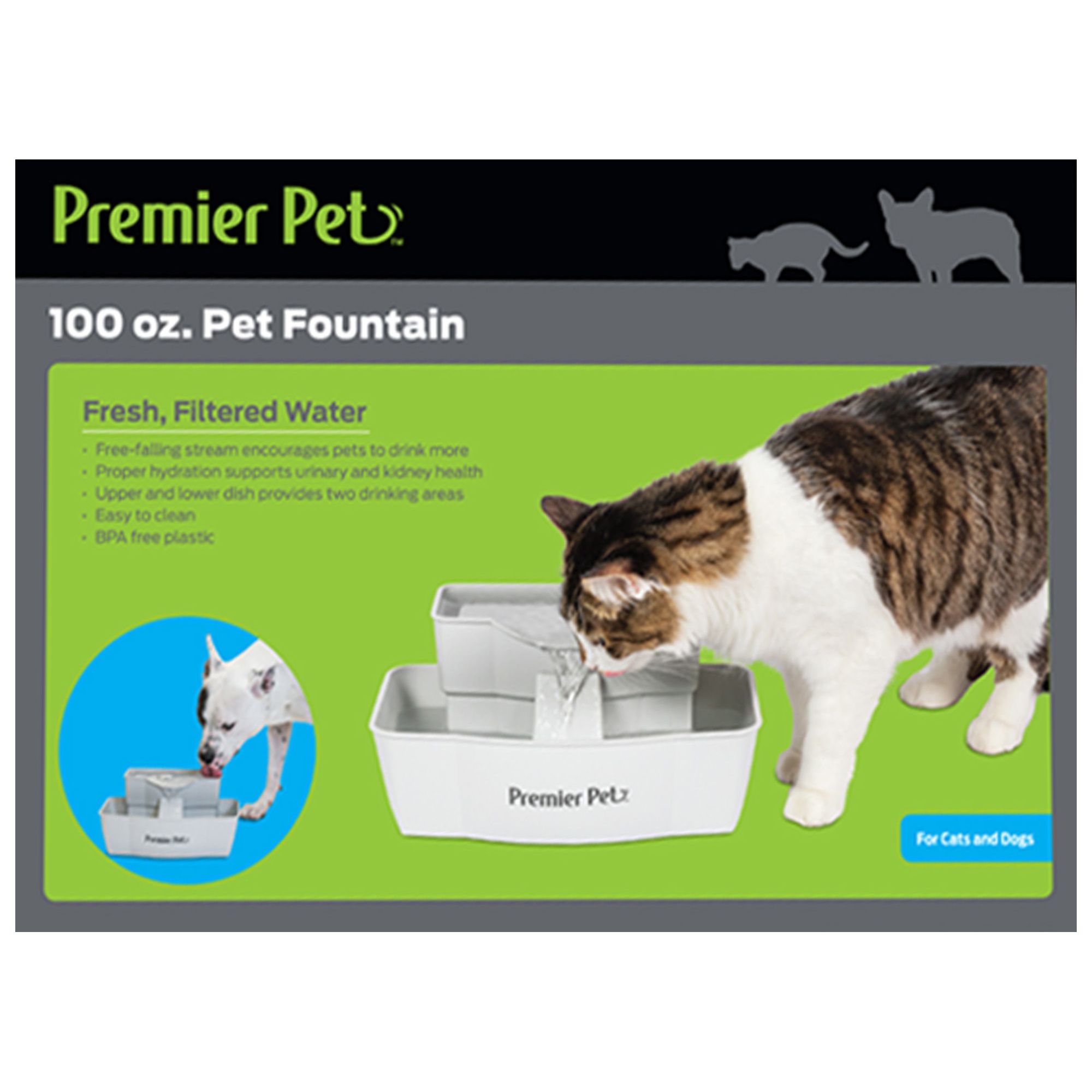 Premier pet outlet fountain