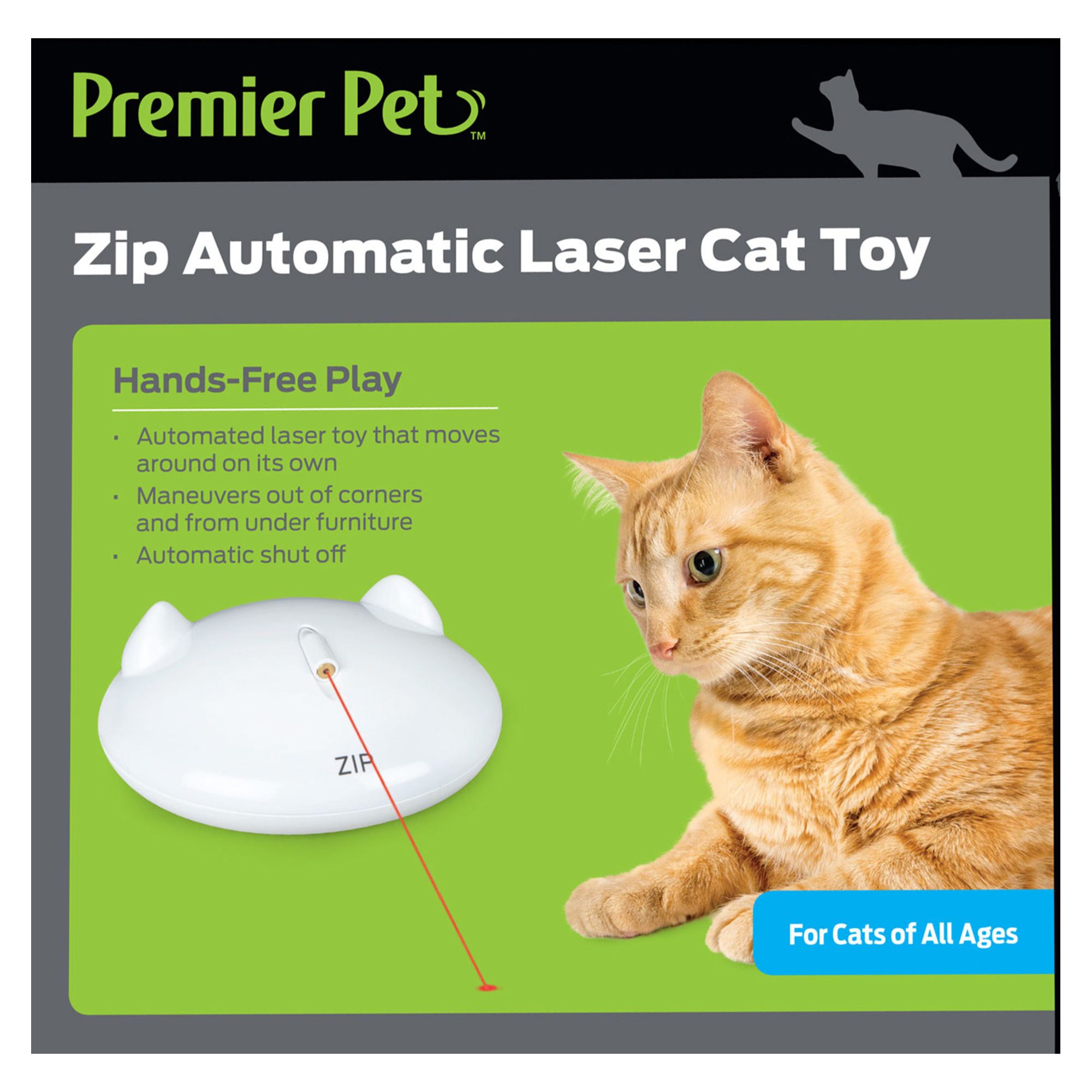 Premier Pet - Zip Automatic Laser Cat Toy