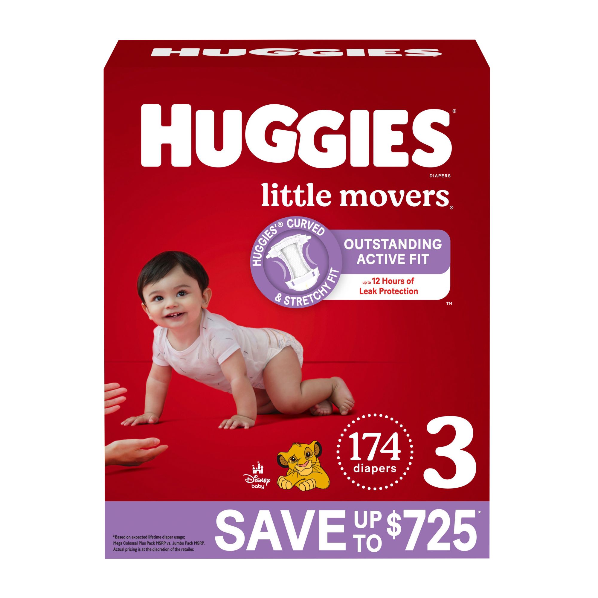 Little Movers® Plus Baby Diapers