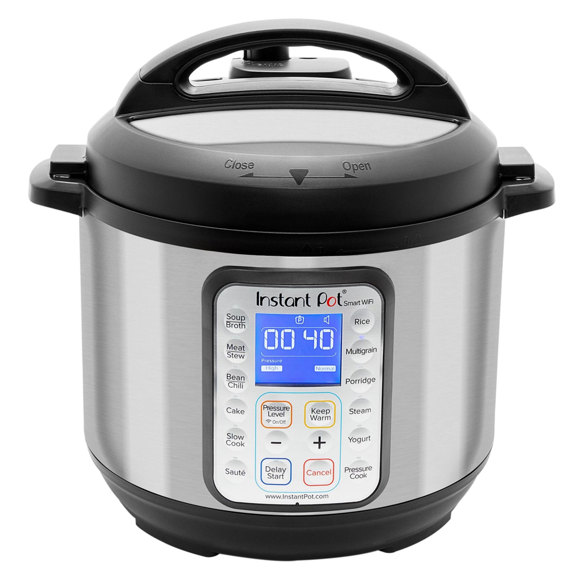 Instant Pot® Lux Stainless Steel 6-in-1 Programmable Pressure Cooker -  Silver/Black, 3 qt - Mariano's