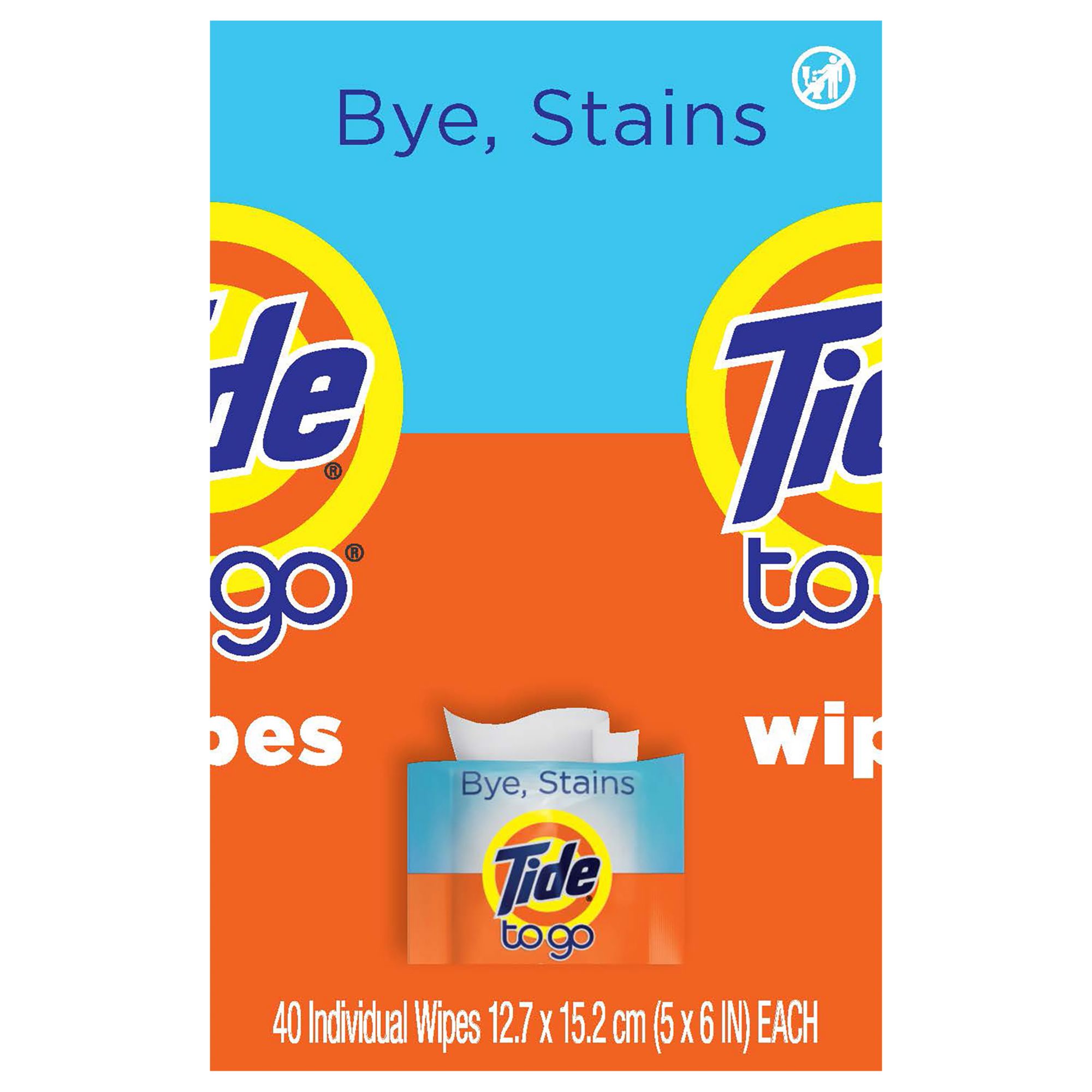 Tide to Go Stain Remover Wipes for Clothes, Instant Laundry Travel Stain & Spot Remover, 3 Pack, (30 Wipes total)