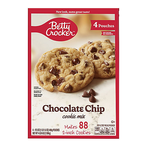 vejspærring Faciliteter parti Betty Crocker Chocolate Chip Cookie Mix, 4 pk. - BJs Wholesale Club