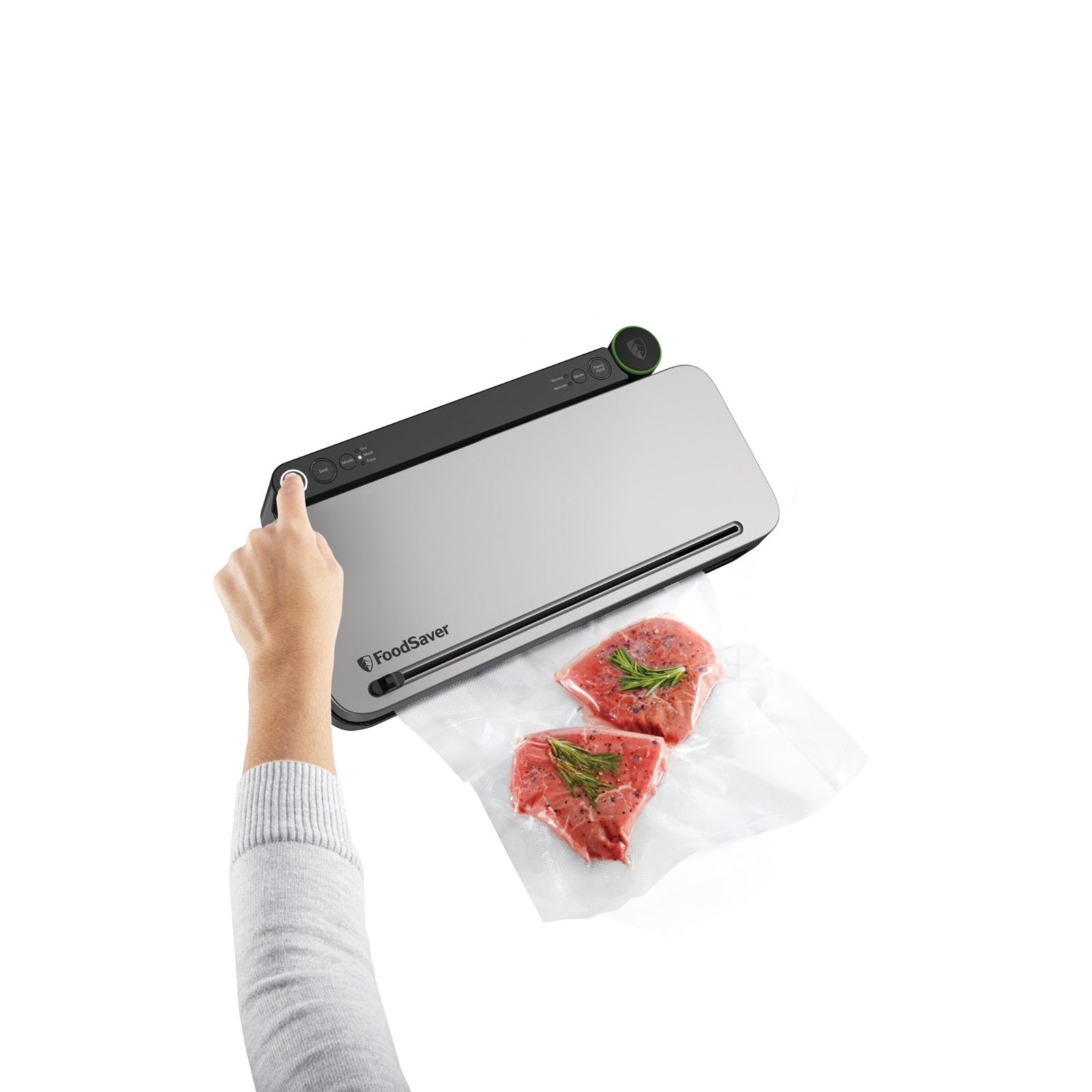 Foodsaver Multi-Use Food Preservation System With Built-In Handheld Sealer,  Silver & Reviews