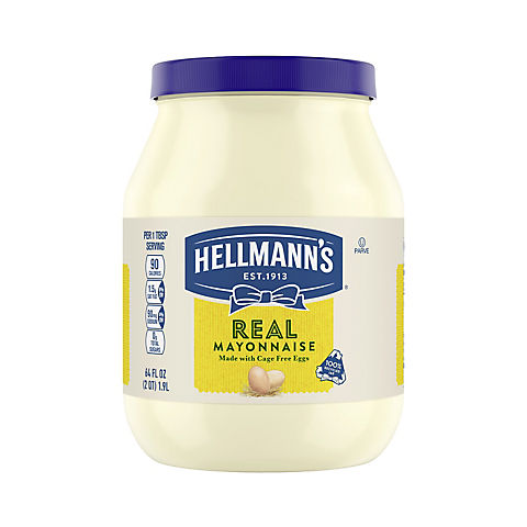 statsminister Rød fuzzy Hellmann's Real Mayonnaise, Gluten Free - BJs Wholesale Club