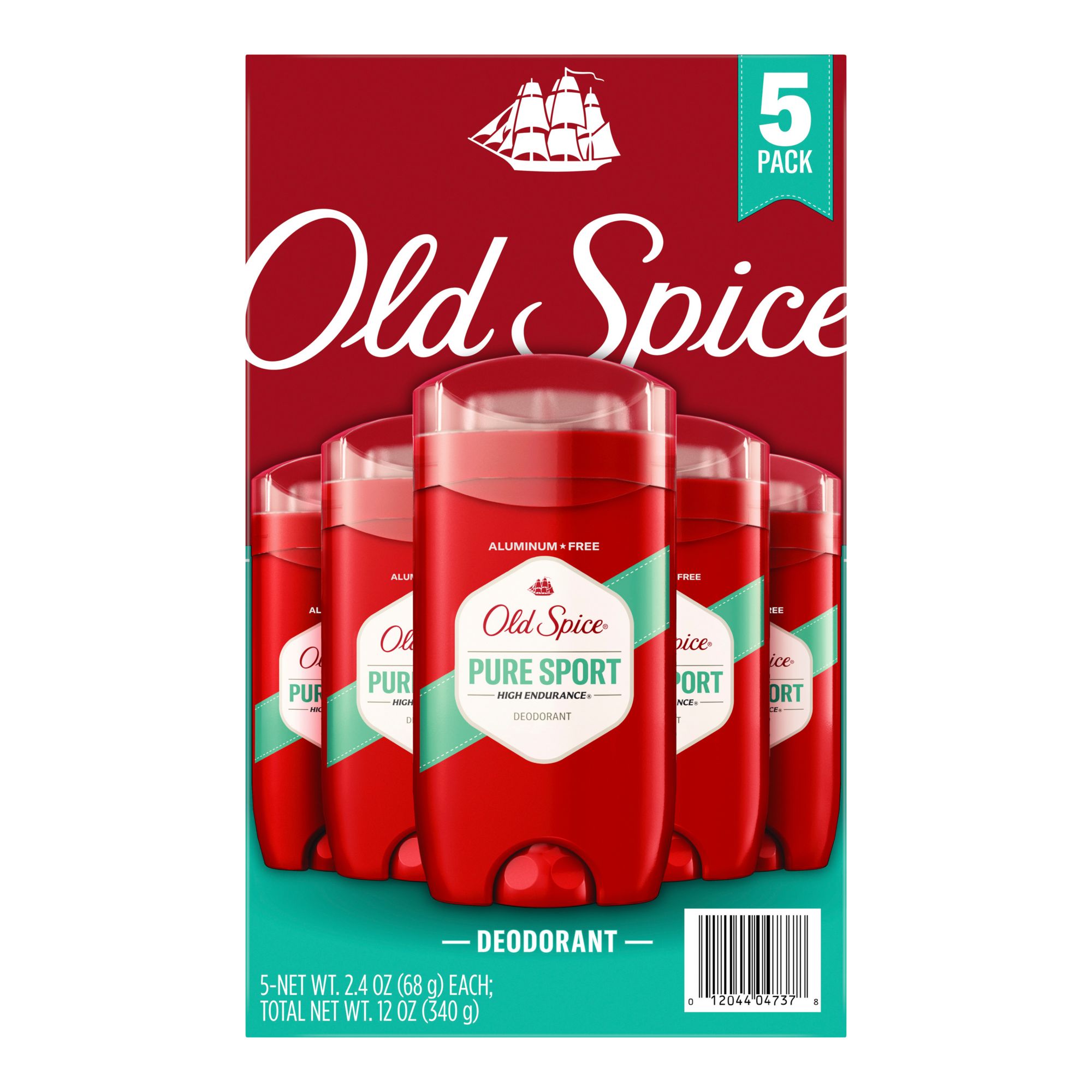 Old Spice AQUA REEF Deodorant Stick 3.0 oz Red Zone Aluminum Free