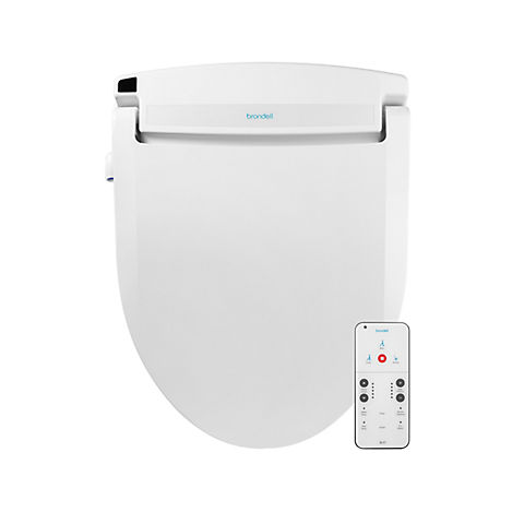Brondell Swash Select BL97 Remote Controlled Bidet Seat - Round White