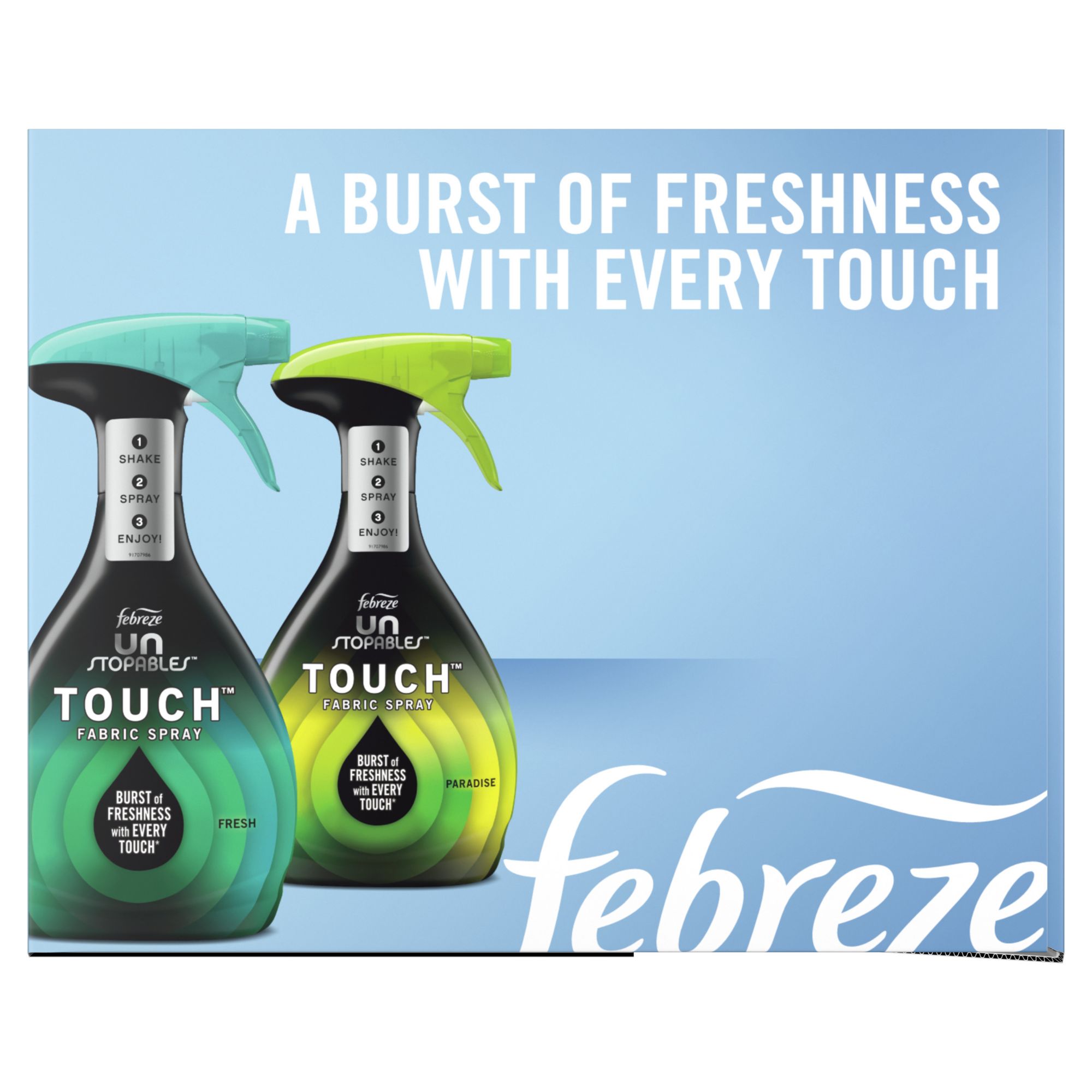 Febreze FABRIC Refresher, Variety, 27 fl oz, 2 ct