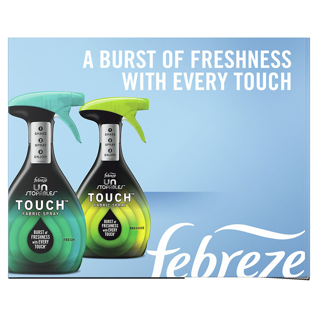 Febreze Touch Fabric Spray and Odor Fighter, 27 oz./2 pk. - Ocean and Fresh
