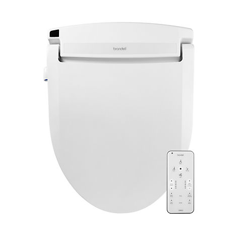 Brondell Swash Select DR802 Bidet Seat with Warm Air Dryer and Deodorizer - Round White