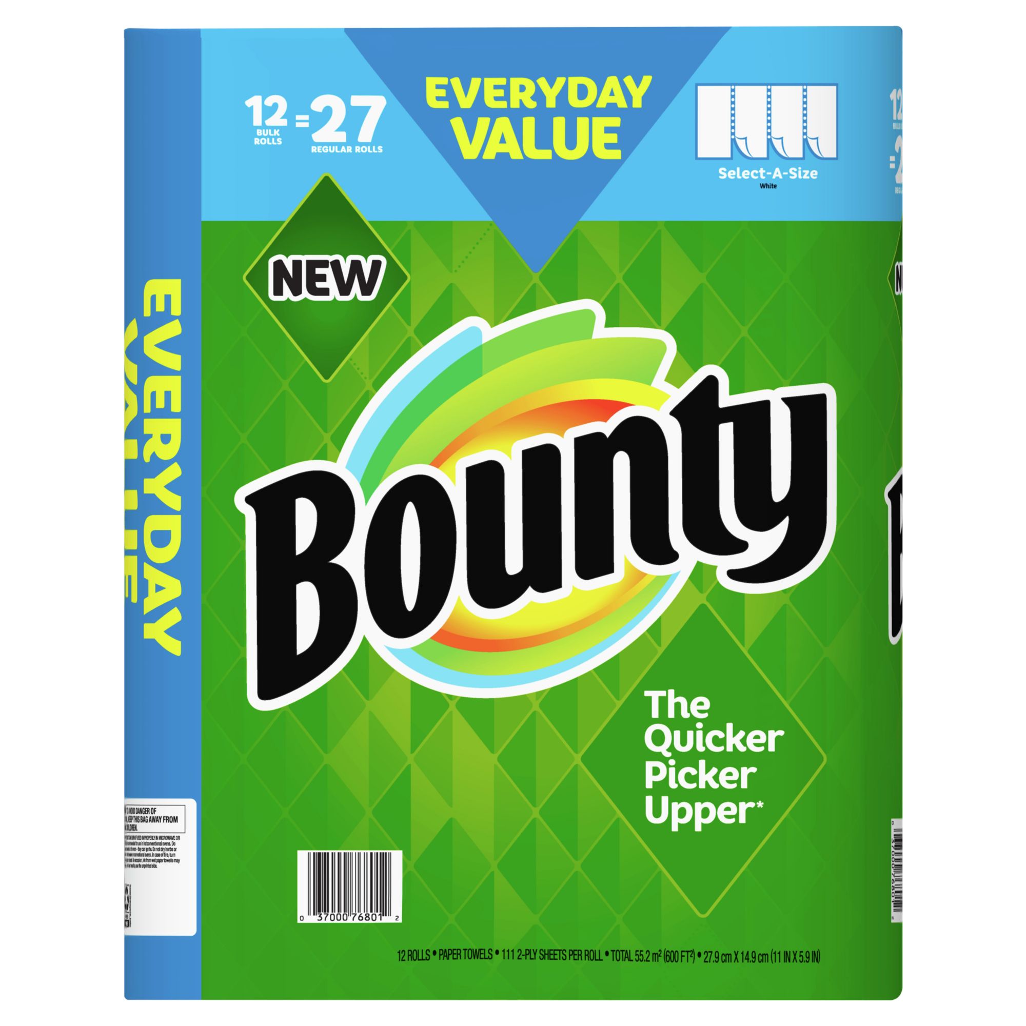 Bounty Select-A-Size Paper Towels 2 ct Pack, Paper Towels