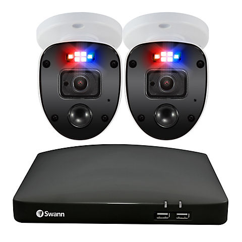 Swann Enforcer 4-Channel 2-Camera 1080p Security System with 1TB HDD DVR