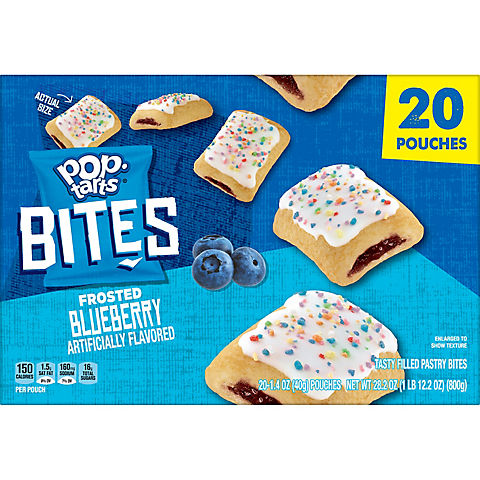 Pop-Tarts Bites - Frosted Blueberry, 20 ct./28 oz.