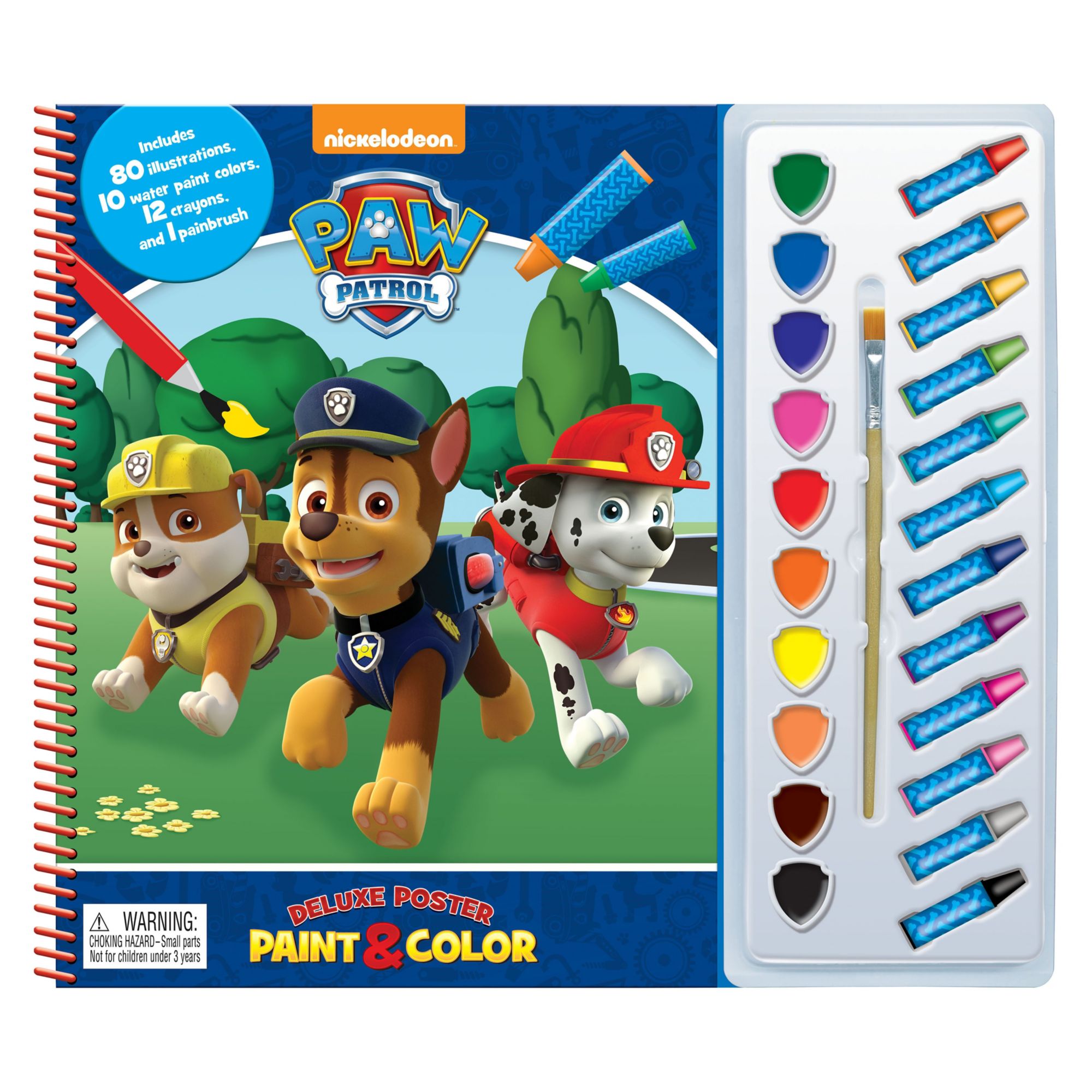 omfatte Som Amfibiekøretøjer Paw Patrol Deluxe Poster Paint & Color - BJs WholeSale Club