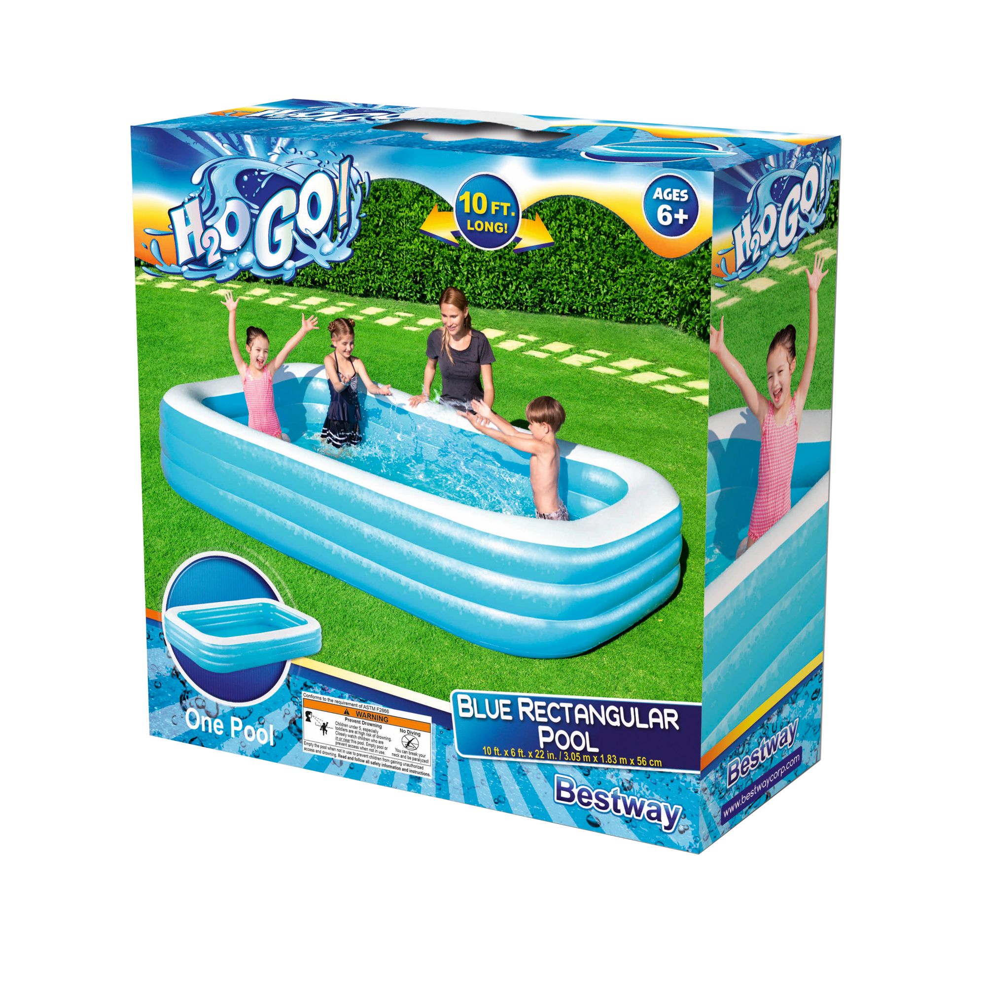 Pool outlet 10 ft inflatable