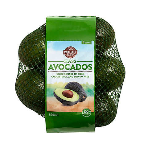 Wellsley Farms Hass Avocados, 5 ct.