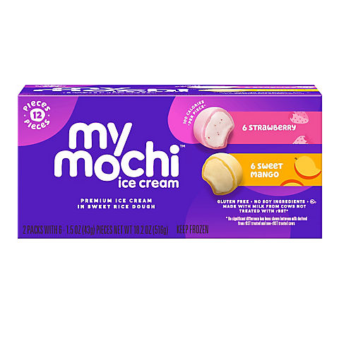 My/Mochi Ice Cream, Variety Pack, 12 ct.