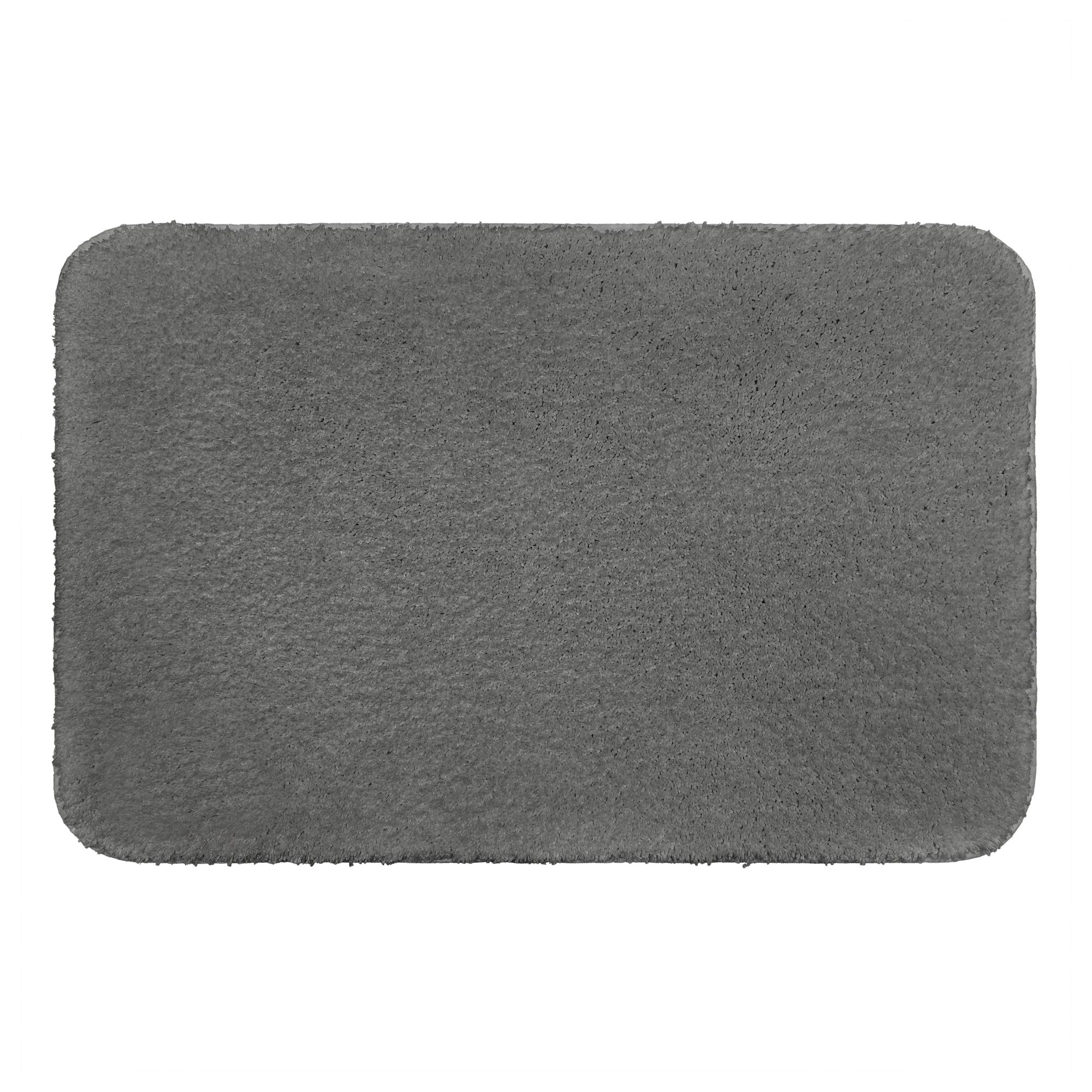 Berkley Jensen Plush Bath Rug - Gray