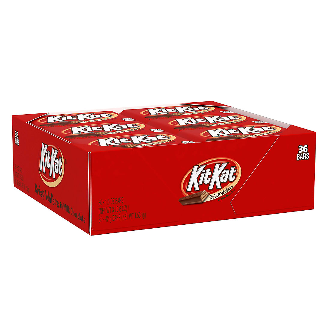 Kit Kat Full Size Milk Chocolate Wafer Candy Bars, 36 pk./1.5 oz.