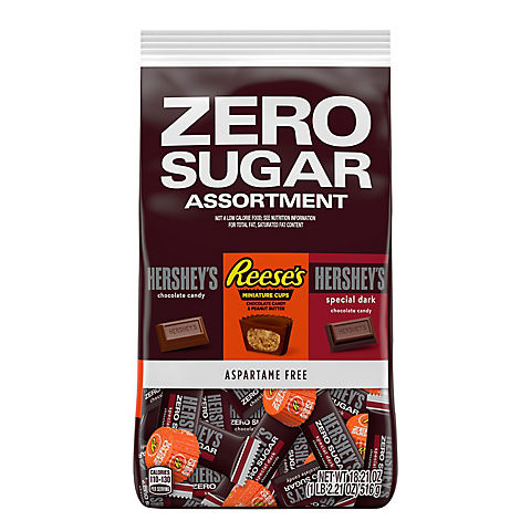 Hershey's Zero Sugar Chocolate Candy Assortment, 18.2 oz.
