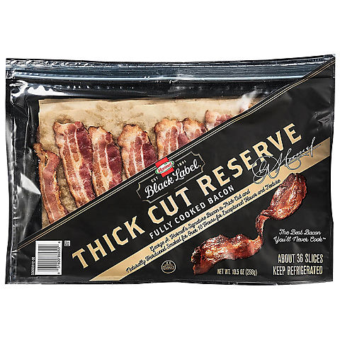 Hormel Black Thick Cut Fully Cooked Bacon, 10.5 oz./36 ct.