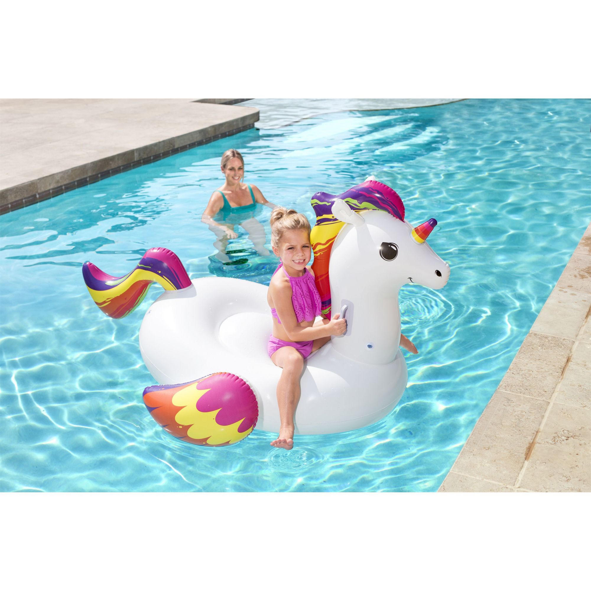 Unicorn best sale float swimming