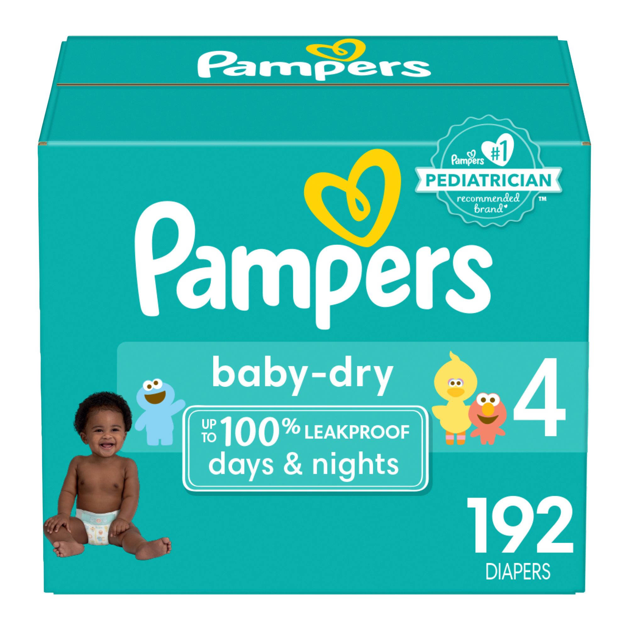 Pampers Baby Dry Diapers, Size 2-6, 192 ct. | BJ's Wholesale Club