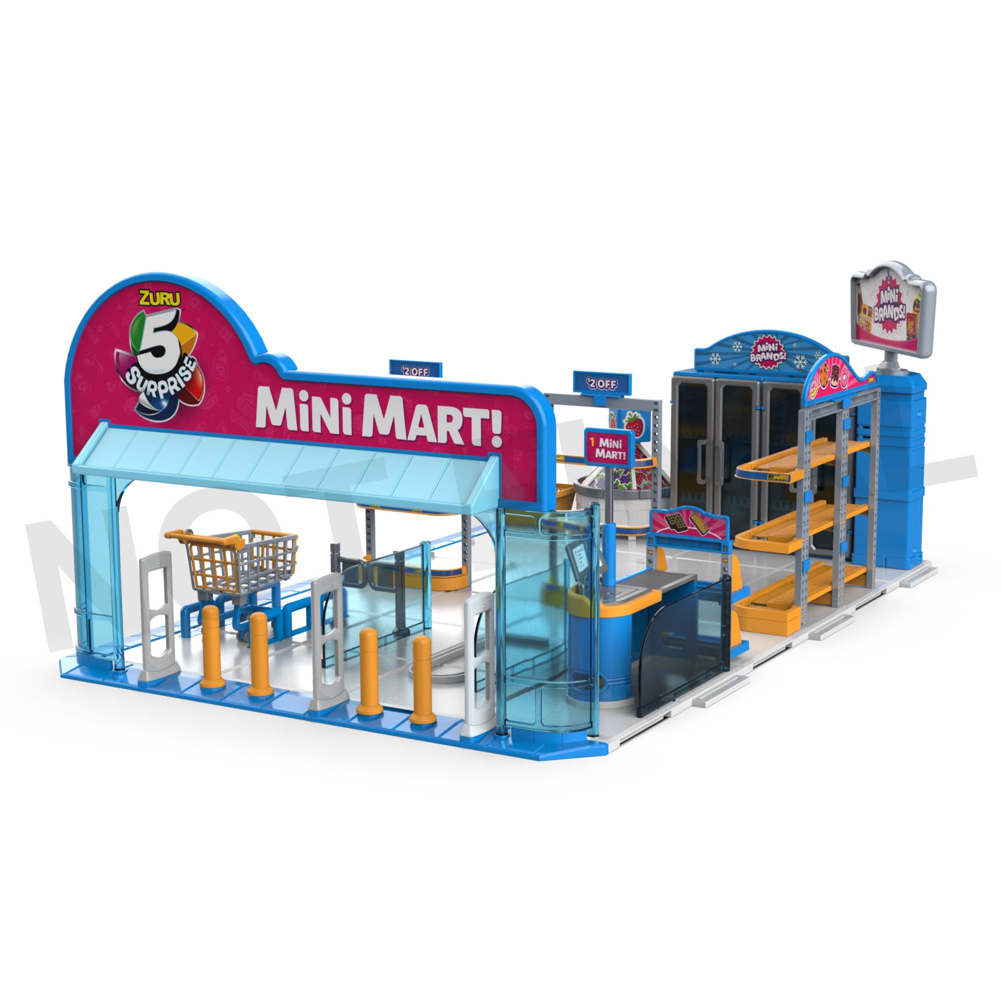 5 Surprise Mini Brands - Mini Mart Playset by ZURU (Series 4) Exclusive and  Mystery Collectibles