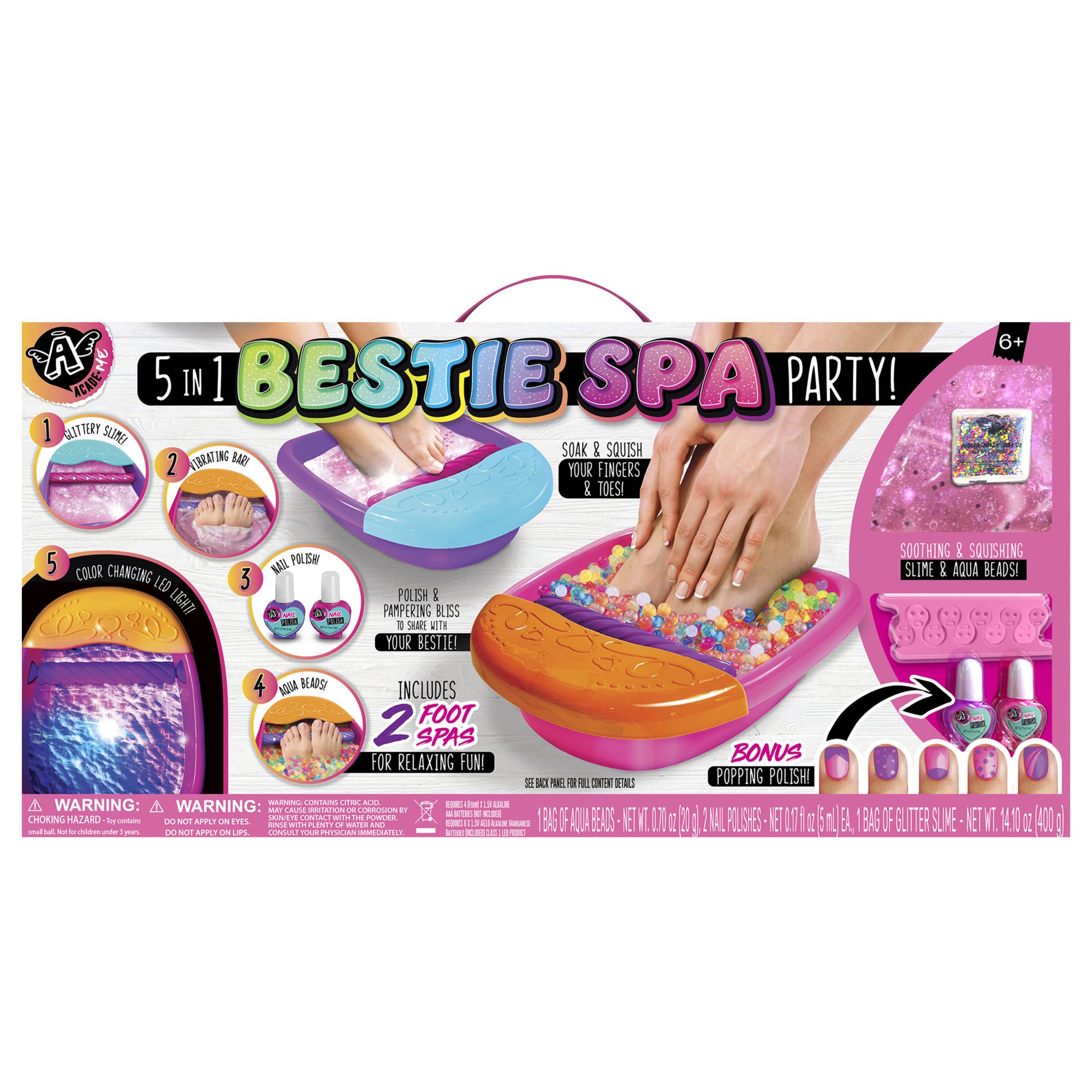 Angel Acade-Me! 5-in-1 Bestie Spa Party Set with LED Lights BJ's  Wholesale Club