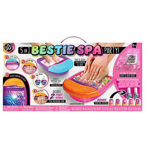 Angel Acade-Me! 5-in-1 Bestie Spa Party Set with LED Lights