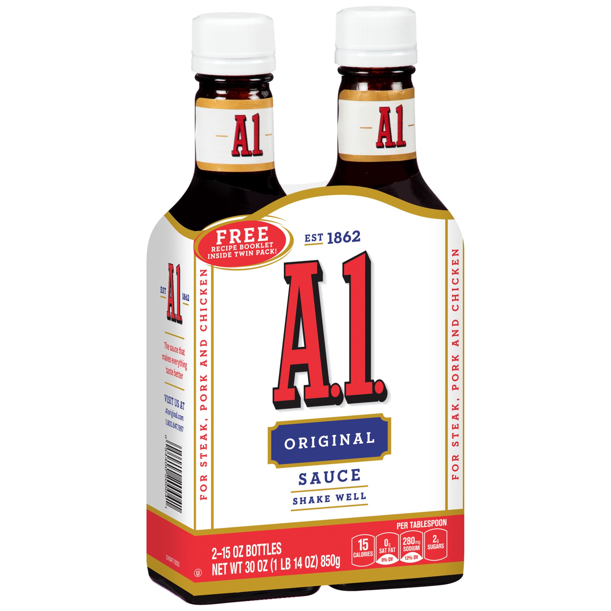 A.1. Original Sauce, 2 ct./15 oz.