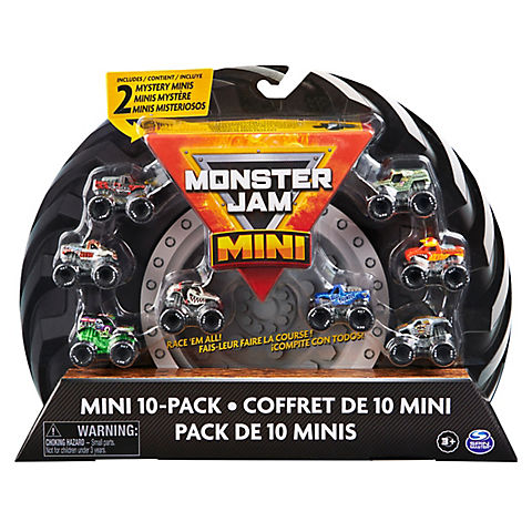Monster Jam Mini Trucks, 10 pk.