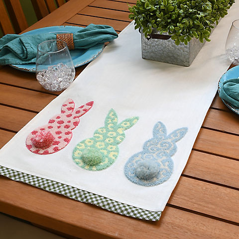National Tree Company 72" Easter Bunny Table Runner