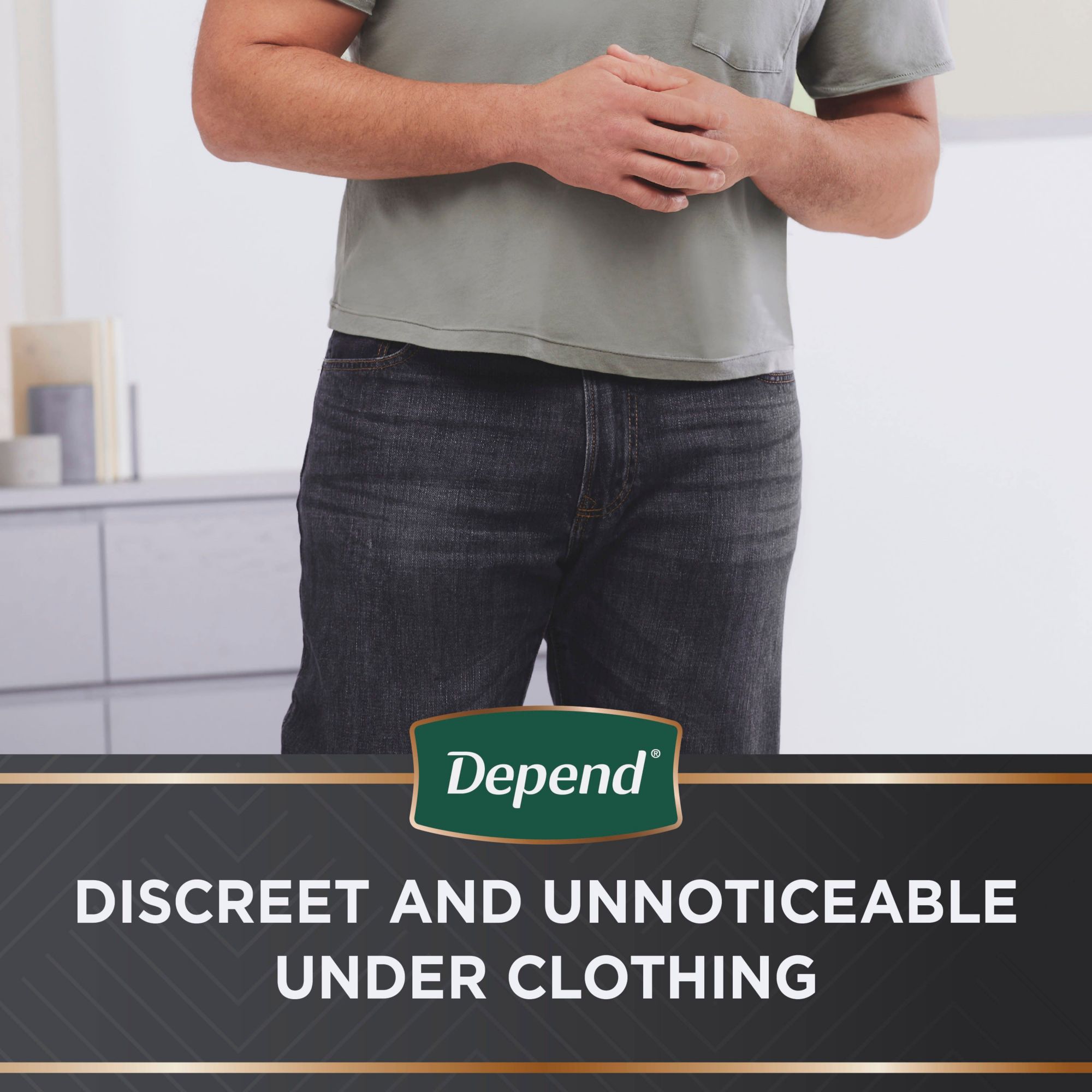 Depend fit-flex Incontinence Underwear for Men, Maximum absorbency,  disposable, S/M, Grey, 90 Count : : Health & Personal Care