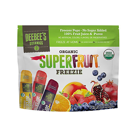 DeeBee's Organics SuperFruit Freezie, 35 pk.